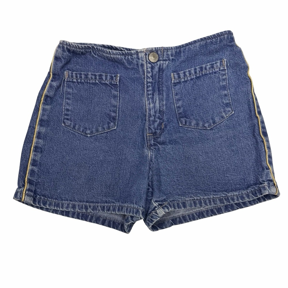 Vintage Old Navy Gold Trim Denim Shorts
